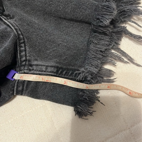 Gap black denim cut-off shorts - Picture 5 of 5